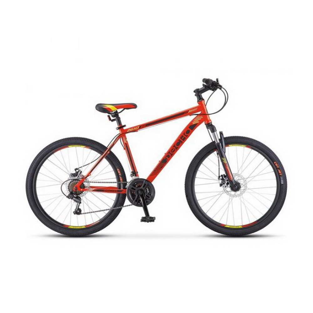 Велосипед 26 горный ДЕСНА 2610 MD (2018) количество скоростей 21 рама сталь 16 красный/черный