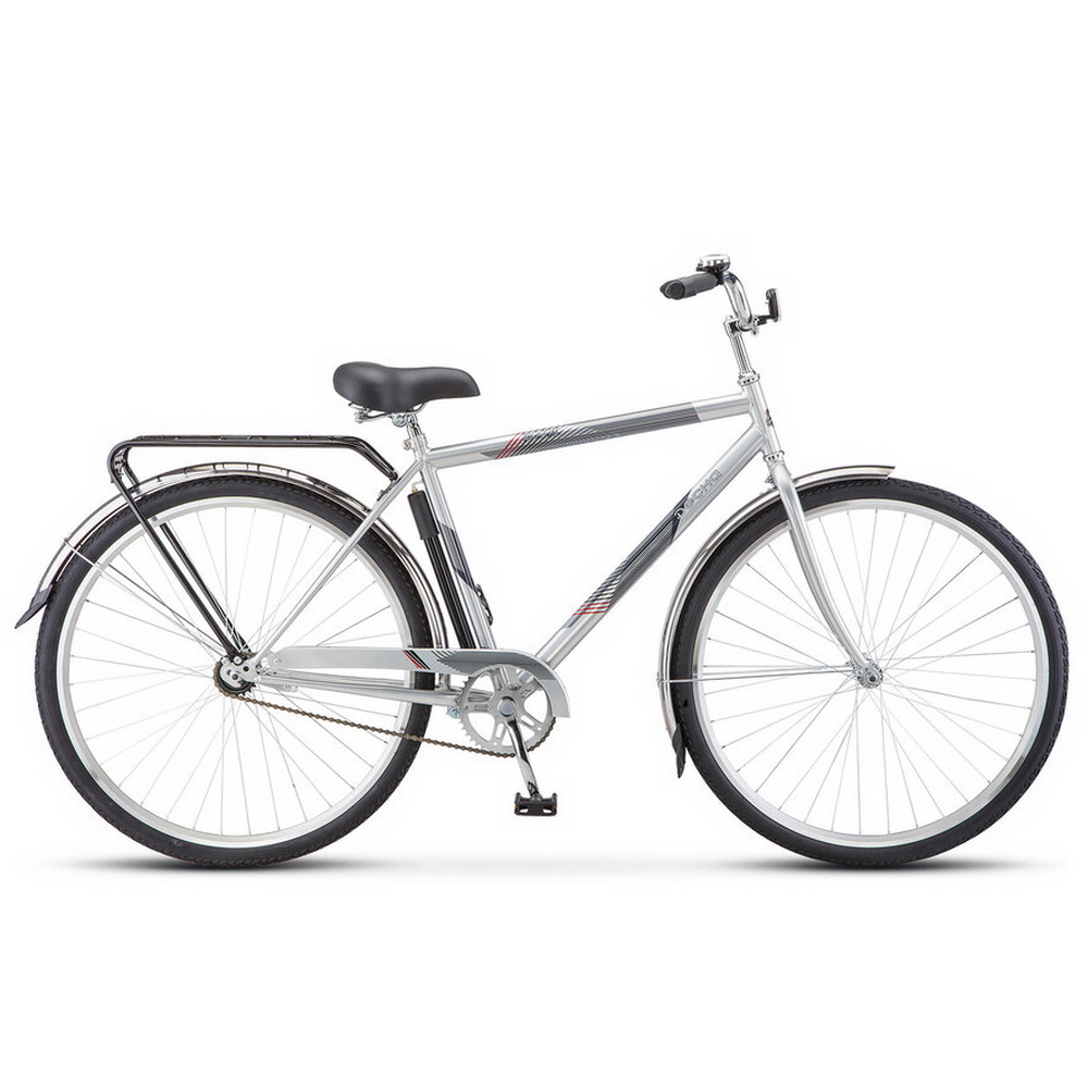 Велосипед 28 дорожный ДЕСНА Вояж Gent (2017) количество скоростей 1 рама сталь 20 Серебристый