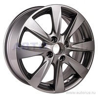 Диск литой R15 6J 4x100/54.1 ET48 КИК КС581 (15_Solaris) S 13067