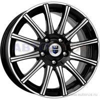Диск литой R13 5J 3x98/60.2 ET35 КИК Сиеста алмаз черный 13376