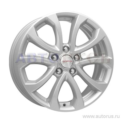 Диск литой R17 7J 5x114.3/66.1 ET47 КИК КС623 сильвер 26532