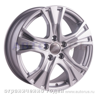 Диск литой 17x7 5x114.3/60.1 ET45 КС673 (ZV Camry) сильвер, Ограниченно годен