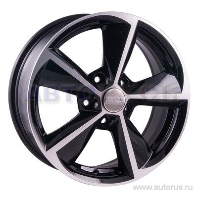 Диск литой R16 6.5J 5x112/57.1 ET46 КИК КС681 алмаз черный 63868