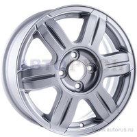 Диск литой R15 6J 4x100/60.1 ET50 КИК КС670 сильвер 64150
