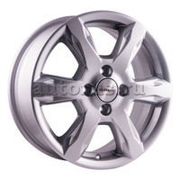 Диск литой R15 6J 4x100/60.1 ET50 КИК КС693 сильвер 64983