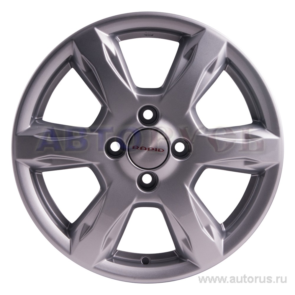 Диск литой R15 6J 4x100/54.1 ET48 КИК КС693 сильвер 64984