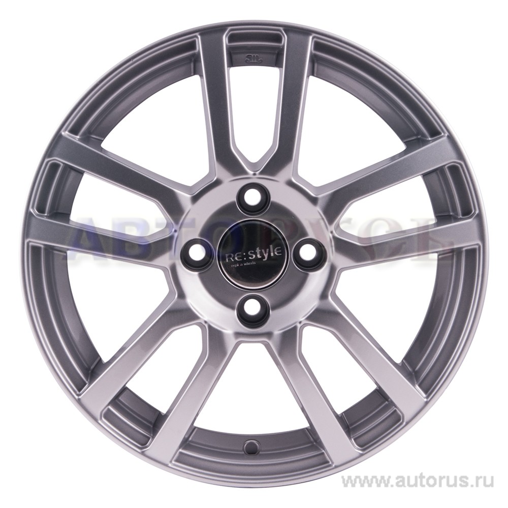 Диск литой R15 6J 4x100/56.6 ET39 КИК КС707 сильвер 65873