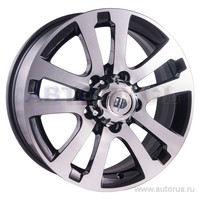 Диск литой R18 7J 5x139.7/108.5 ET35 КИК Сахара Patriot алмаз черный 67875