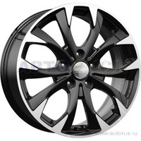 Диск литой R17 7J 5x112/57.1 ET54 КИК КС740 алмаз черный 67966
