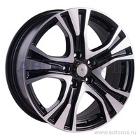 Диск литой R17 7J 5x112/66.6 ET46 КИК КС673 алмаз черный 68032