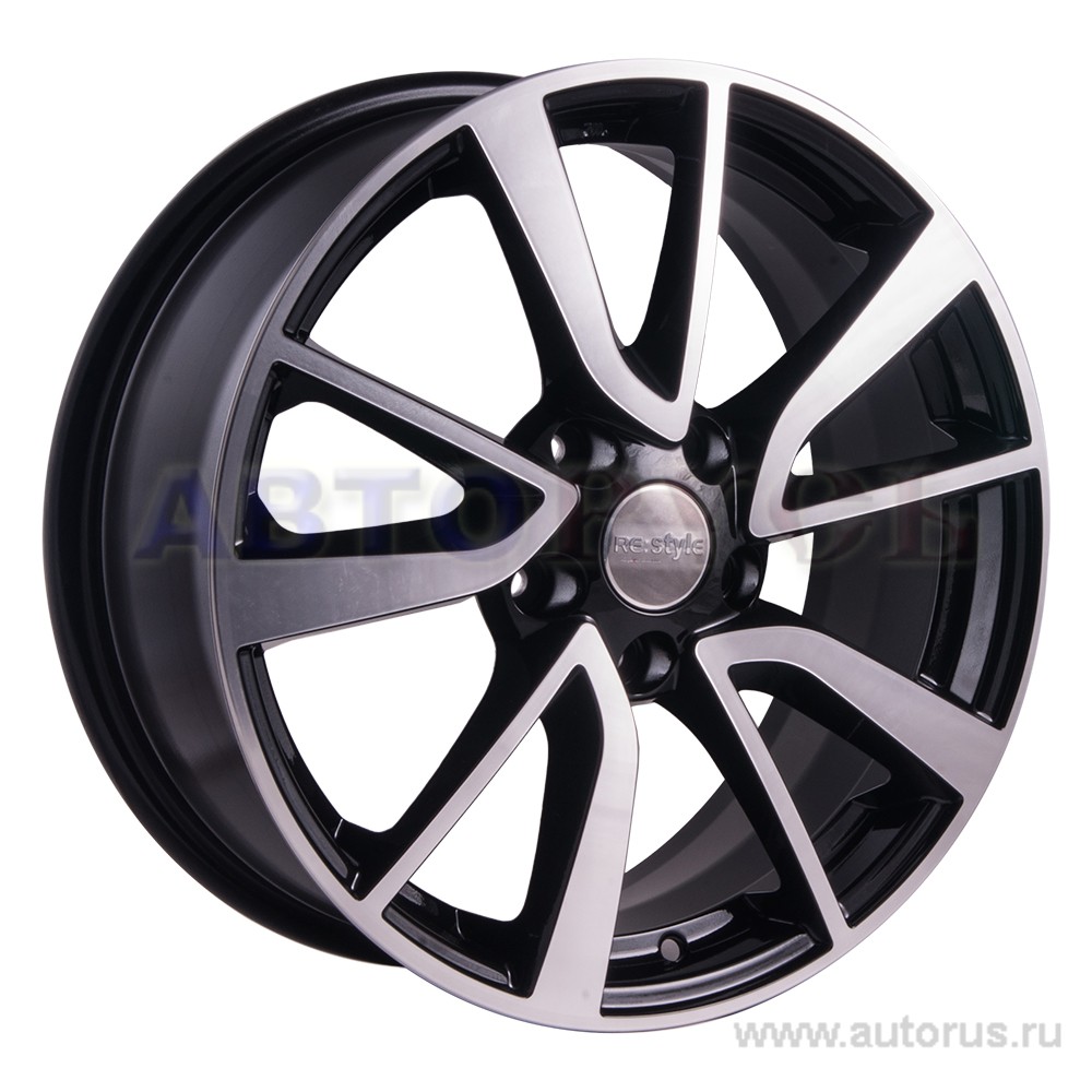 Диск литой R17 7J 5x112/66.6 ET46 КИК КС699 алмаз черный 68035