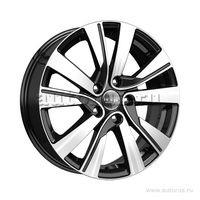 Диск литой R17 7J 5x114.3/67.1 ET53 КИК Ceed ZV 749 алмаз черный 70962