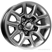 Диск литой R16 7.5J 5x139.7/108.5 ET2 КИК Калахари Дарк платинум 71240