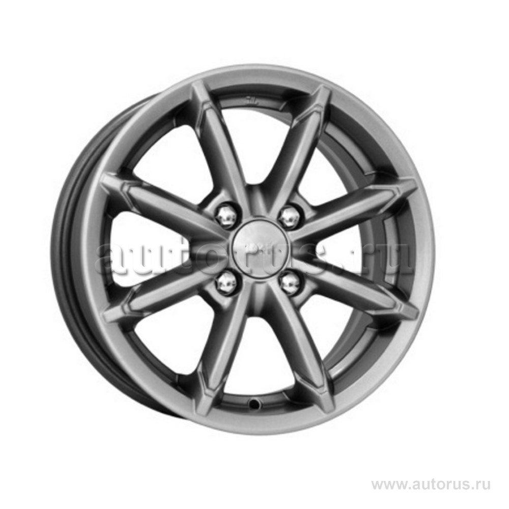 Диск литой R14 6J 4x100/67.1 ET30 КИК Sportline Дарк платинум 72463