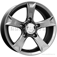 Диск литой R15 6.5J 5x139.7/98 ET30 КИК Триал Дарк платинум 72595