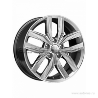 Диск литой R17 7J 5x112/66.6 ET46 КИК КСr774 Дарк платинум 74071
