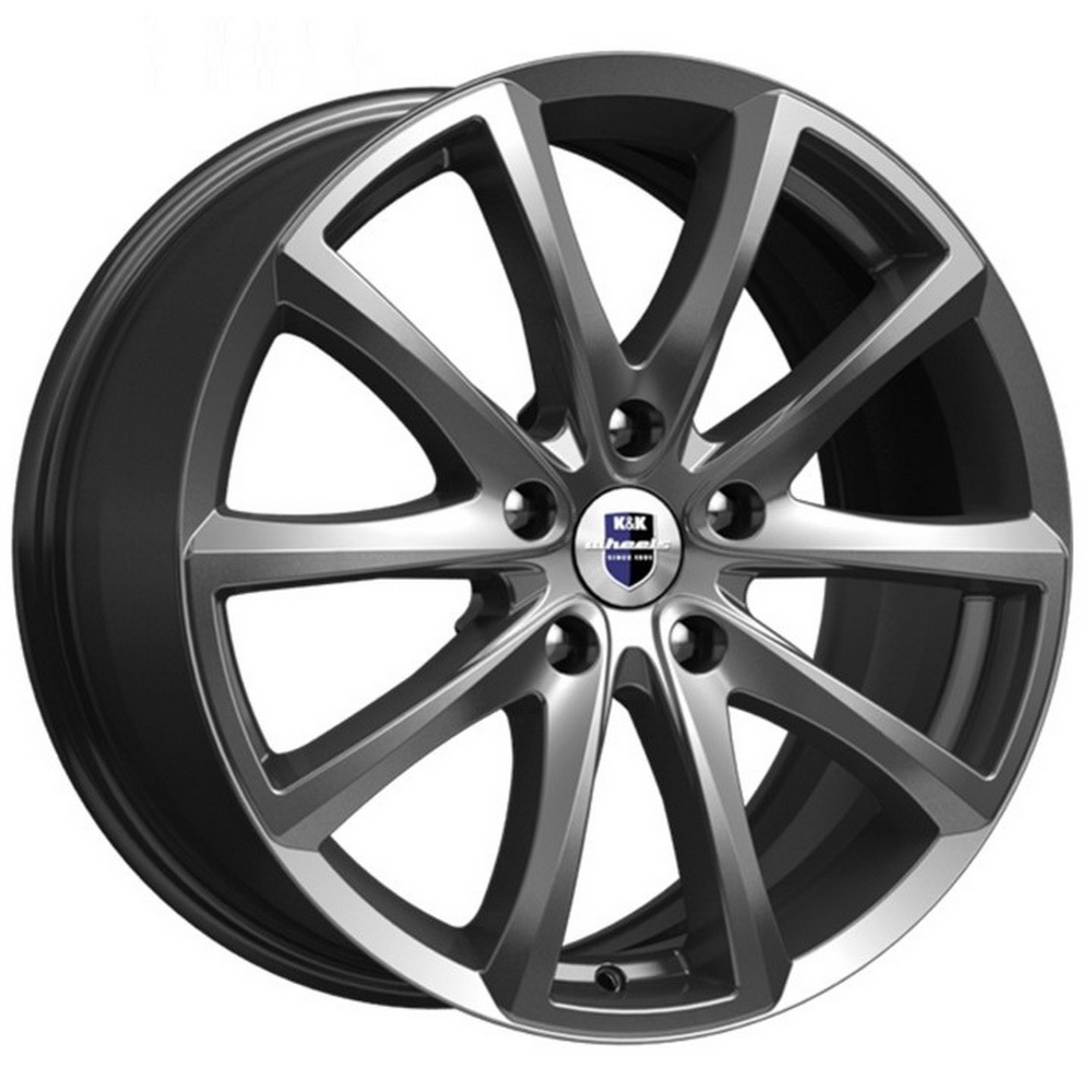 Диск литой R17 7J 5x112/57.1 ET54 КИК JETTA Дарк платинум 74457