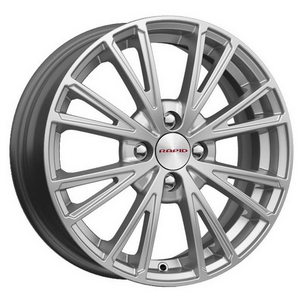 Диск литой R16 6J 4x100/60.1 ET50 КИК Меандр Silver 74615SK