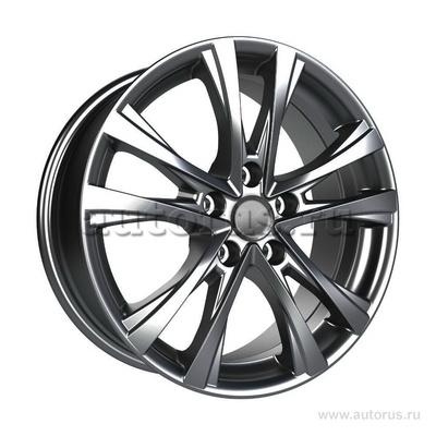 Диск литой R17 7J 5x114.3/60.1 ET39 КИК КС776 Дарк платинум 74645