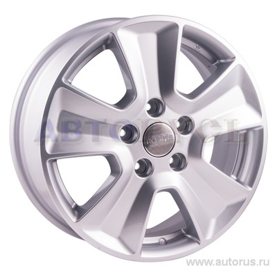 Диск литой R16 6.5J 5x114.3/67.1 ET45 КИК КС672 сильвер 74 783