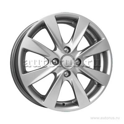 Диск литой R15 6J 4x100/54.1 ET46 КИК КС581 Silver 74887