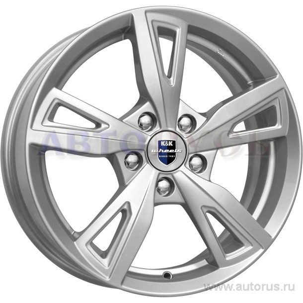 Диск литой R16 6.5J 5x114.3/60.1 ET45 КИК Фишт блэк платинум r66054