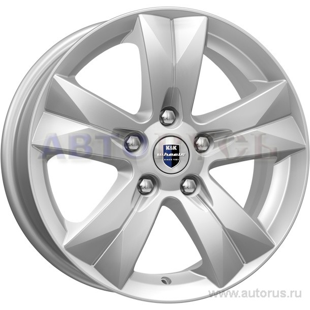 Диск литой R16 6.5J 5x114.3/66.1 ET50 КИК Crossline блэк платинум r66097