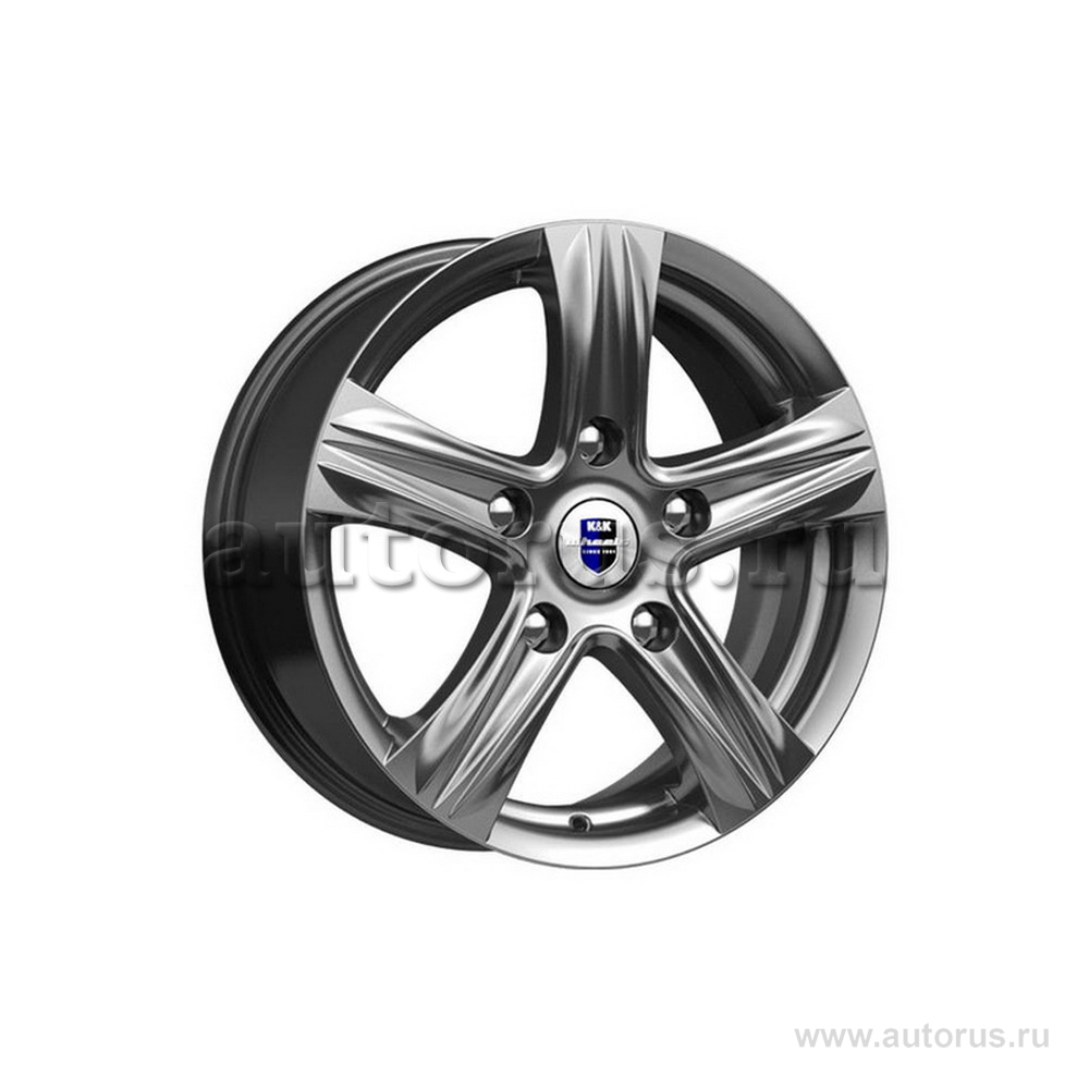 Диск литой R16 6.5J 5x108/63.35 ET50 КИК Легион Дарк платинум r71433