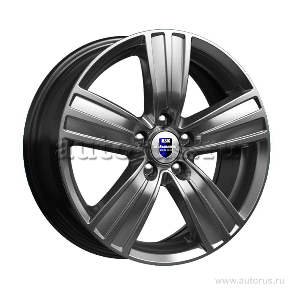 Диск литой R16 6.5J 5x108/63.35 ET50 КИК да Винчи Дарк платинум r72648