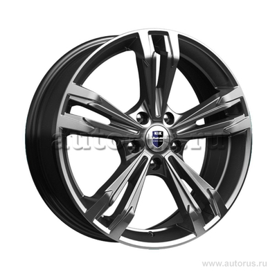 Диск литой R18 7J 5x112/57.1 ET43 КИК Каррера (КС655) Дарк платинум r73133