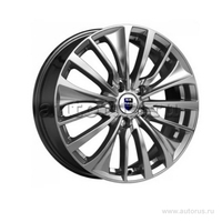Диск литой R17 6.5J 5x114.3/67.1 ET49 КИК Flanker (КС751) Дарк платинум r75433