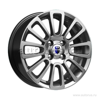 Диск литой R15 6J 4x100/54.1 ET46 КИК Неман Дарк платинум r75452
