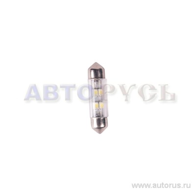 Лампа светодиодная 12V C5W 5W Маяк 1 шт. картон 12T11x36/38-W/4SMD