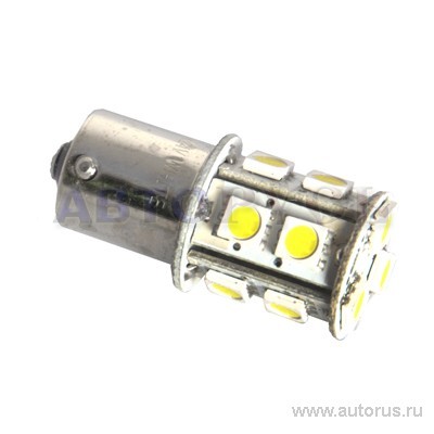 Лампа светодиодная 24V P21W 21W BA15s Маяк WHITE 1 шт. картон 24T25-W13SMD