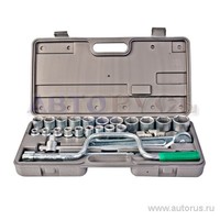 Набор головок N4 2А Ц15 хром 26 предметов 1/2 6 граней НИЗ 57081025