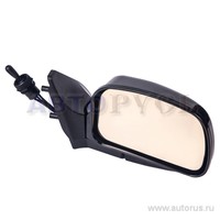 Зеркало боковое ВАЗ 2108-09, 2113-15 правое трос ЛТ желтый антиблик