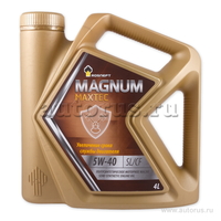 Масло моторное Rosneft Magnum Maxtec 5W40 полусинтетическое 4 л 40814642