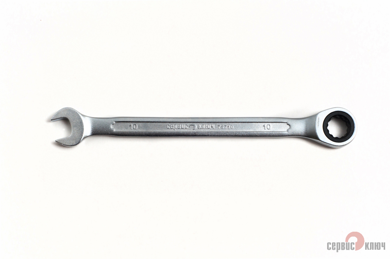 Ключ трещоточный 10мм (холодный штамп) CR-V