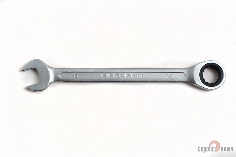 Ключ трещоточный 15мм (холодный штамп) CR-V Сервис ключ 75715