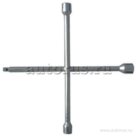 Ключ-крест баллонный, 17x19x21 мм, под квадрат 1/2, толщина 14 мм СИБРТЕХ 14258