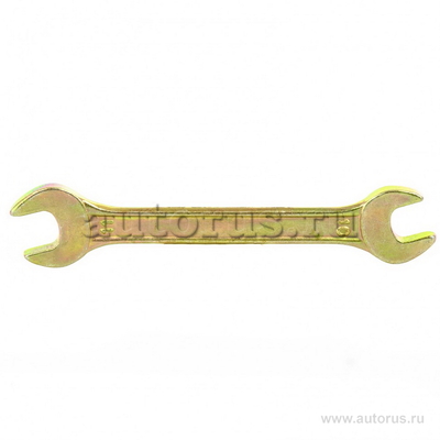 Ключ рожковый, 10x11 мм, желтый цинк СИБРТЕХ 14304