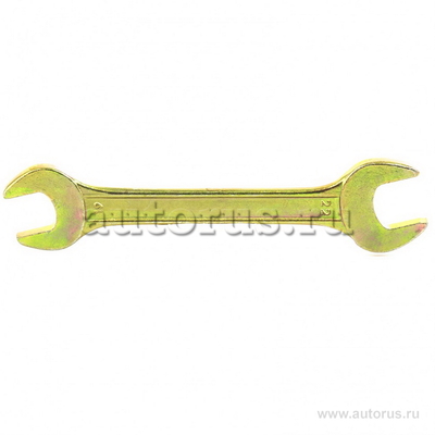 Ключ рожковый, 19x22 мм, желтый цинк СИБРТЕХ 14311