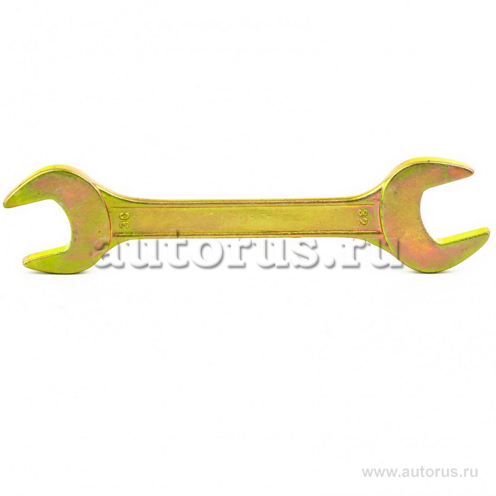 Ключ рожковый, 30x32 мм, желтый цинк СИБРТЕХ 14315