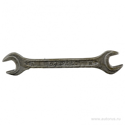 Ключ рожковый, 13x14 мм, CrV, фосфатированный, ГОСТ 2839 СИБРТЕХ 14325