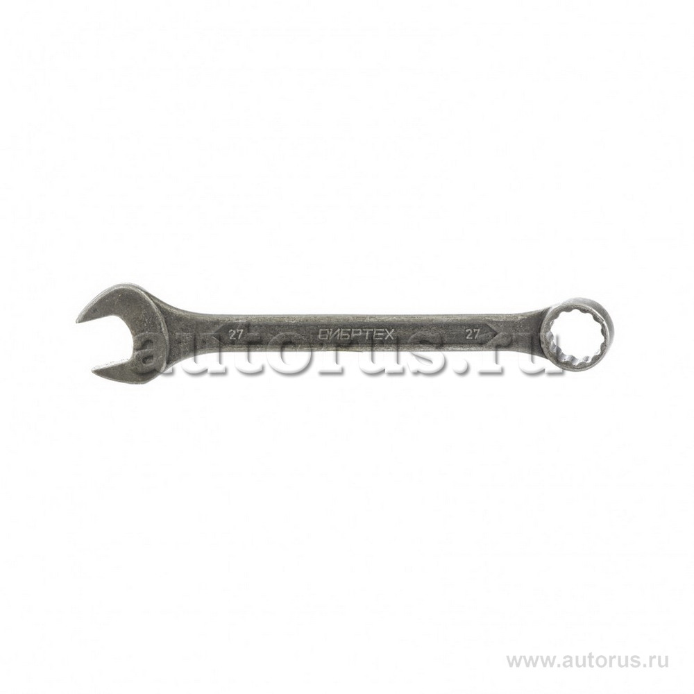 Ключ комбинированый, 27 мм, CrV, фосфатированный, ГОСТ 16983 СИБРТЕХ 14915
