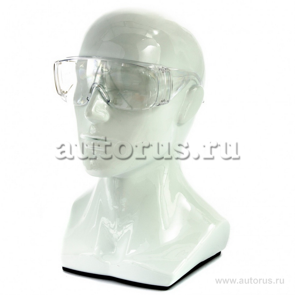 Очки защитные открытого типа, прозрачные, ударопрочный поликарбонат Россия Сибртех 89155 СИБРТЕХ 89155