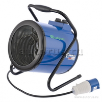 Тепловая пушка ТВ-5 (тепловентилятор),220 В, 3 реж. вентилятор, 3000/4500 Вт СИБРТЕХ 96434