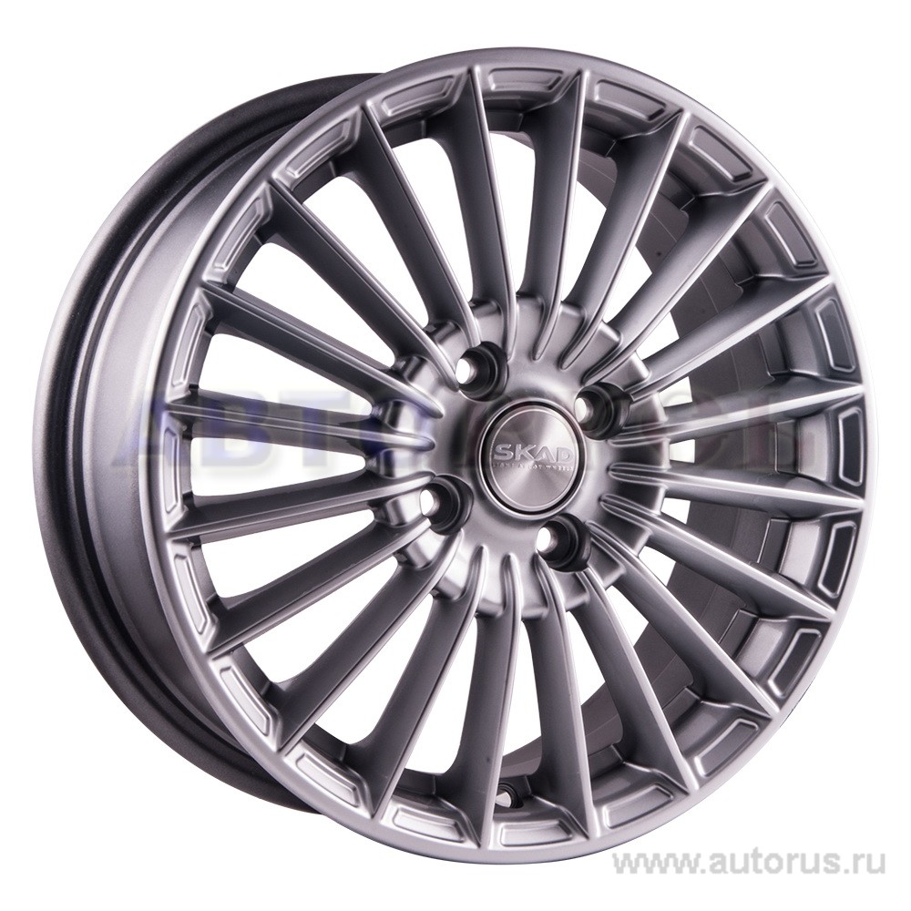 Диск литой R15 6J 4x100/67.1 ET45 СКАД Веритас S 062 06 08