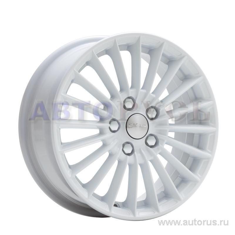 Диск литой R15 6J 5x100/57.1 ET38 СКАД Веритас белый 0620923