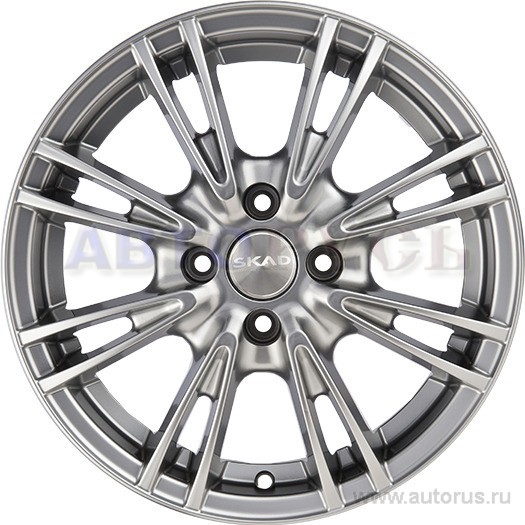 Диск литой R15 6J 4x100/67.1 ET38 СКАД Пантера S 097 01 08